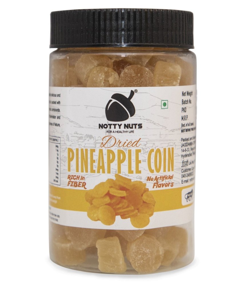 Dried Pineapple Coin, Packaging Type: Jar, Packaging Size: 200g