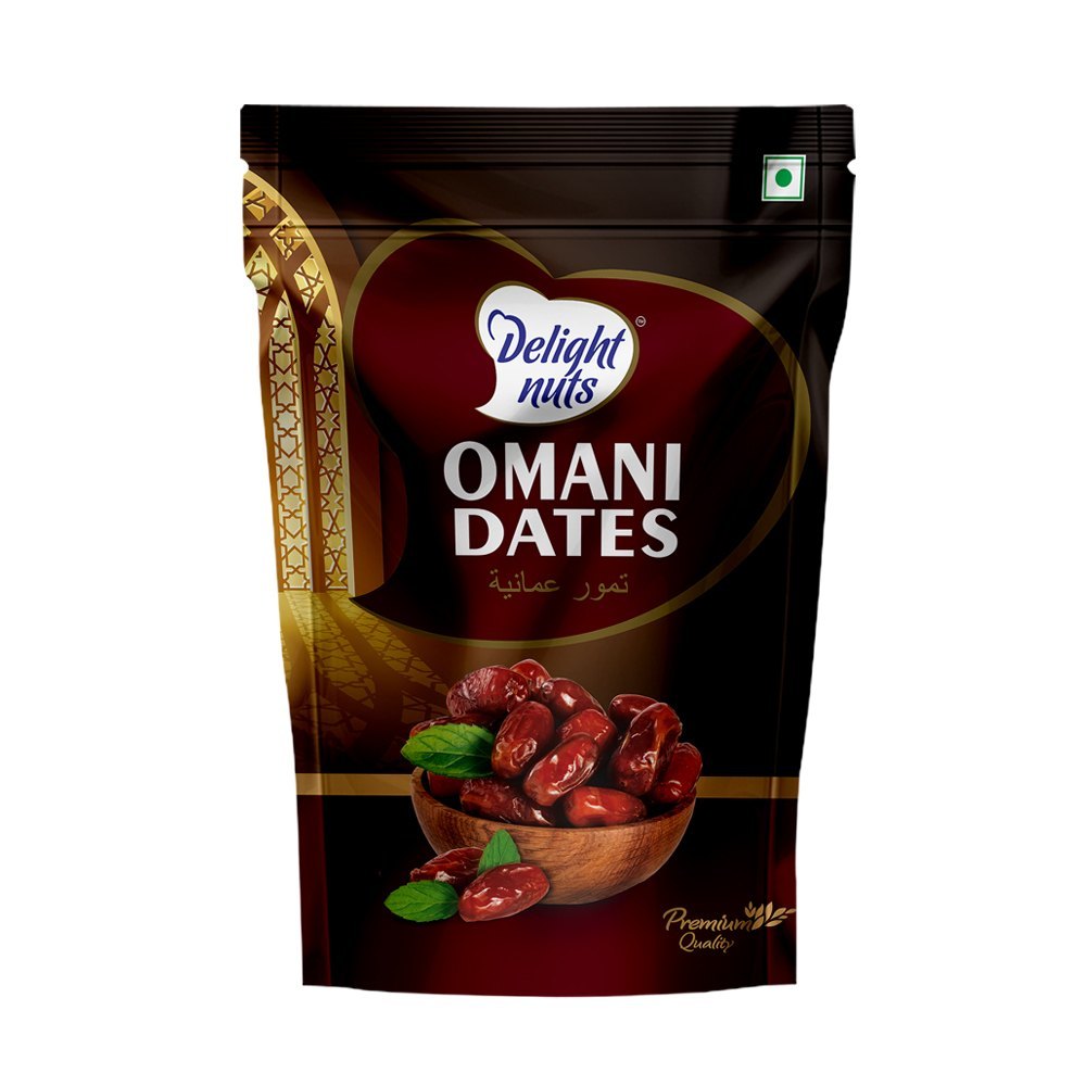 Brown Delight Nuts Omani Dates, Packaging Type: Packet