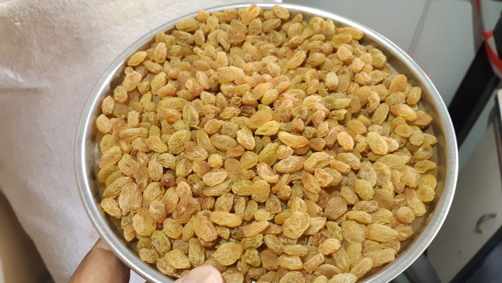 Green Golden Dry Raisins, Packaging Size: 10 kg