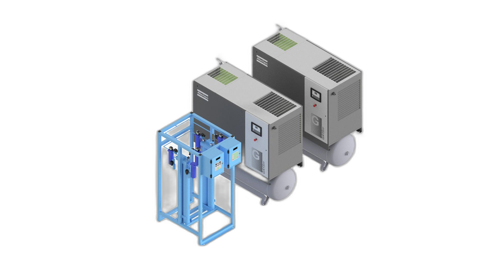 Electric 10 HP Medical Air Compressor System, Model Name/Number: APMK-10