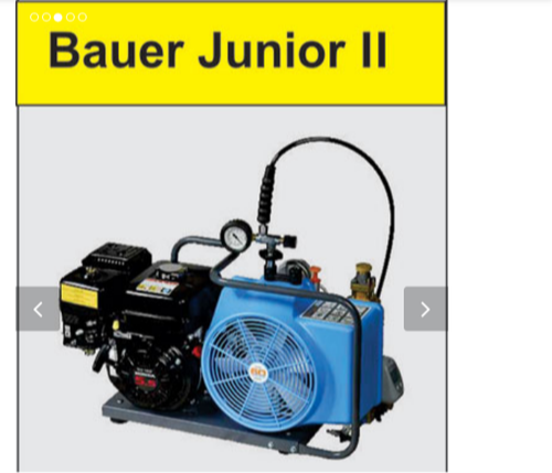 5 HP Breathing Air Compressors, Maximum Flow Rate: 51 - 120 cfm, Model Name/Number: Baucer Junior Ii