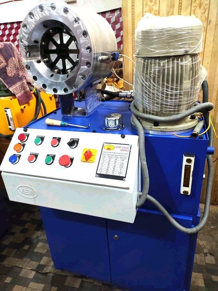 Ms Automatic Hydraulic Hose Crimping Machine, Horizontal, Model Name/Number: USH2022
