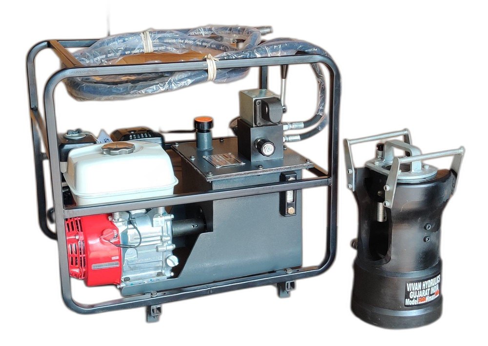120 Ton Mechanical Hydraulic Compressor Joint Machine Motorized, For Conductor Jointing