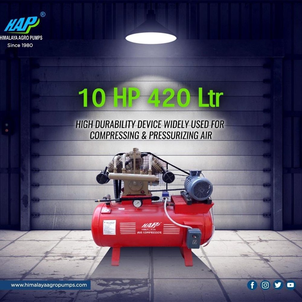 PARBAT 10 H.P. 420 Ltr High Speed Compressor