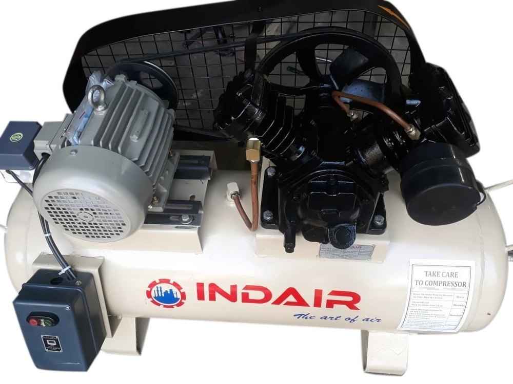 Indair 3 hp Low Pressure Piston Air Compressor, Discharge Pressure: 175 Psi, Maximum Flow Rate (CFM): 8.5cfm