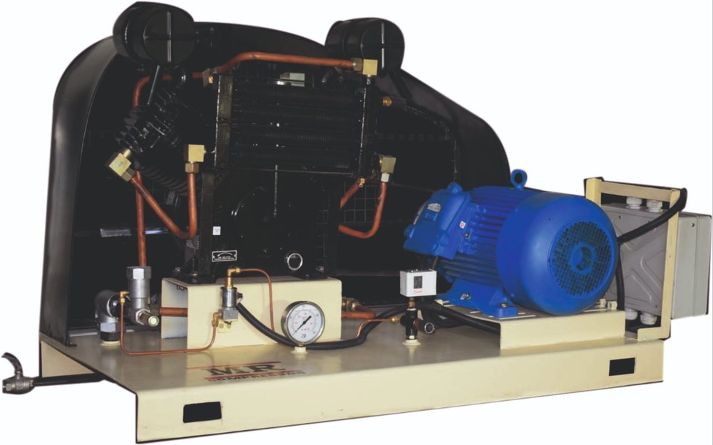 Centrifugal 5 HP High Pressure Base Mounted Compressor