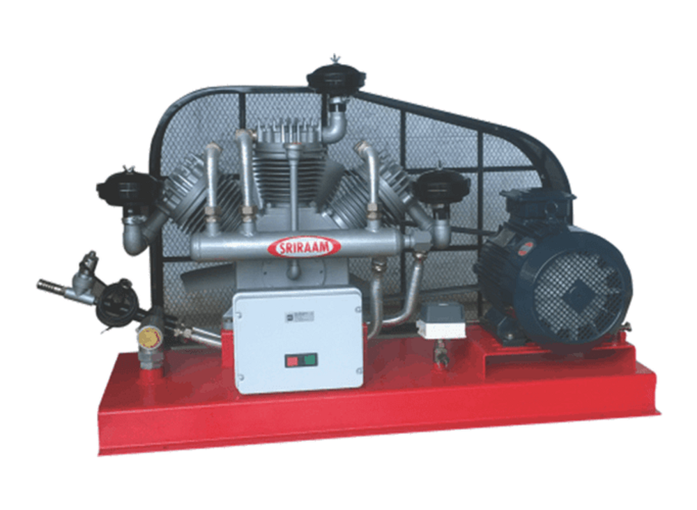 Sriraam AC Single Phase 15 HP Base Air Compressor