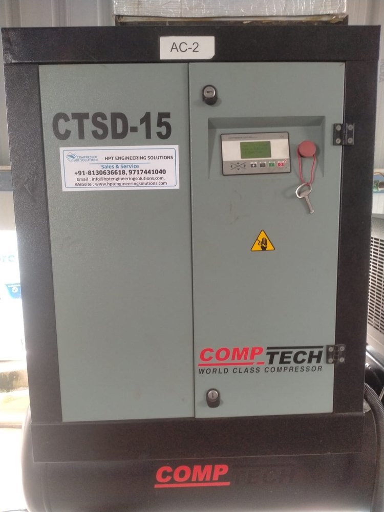 Comptech 20 HP Rotary Air Compressor, Discharge Pressure: 4 - 13 kg, Model Name/Number: Ctsd