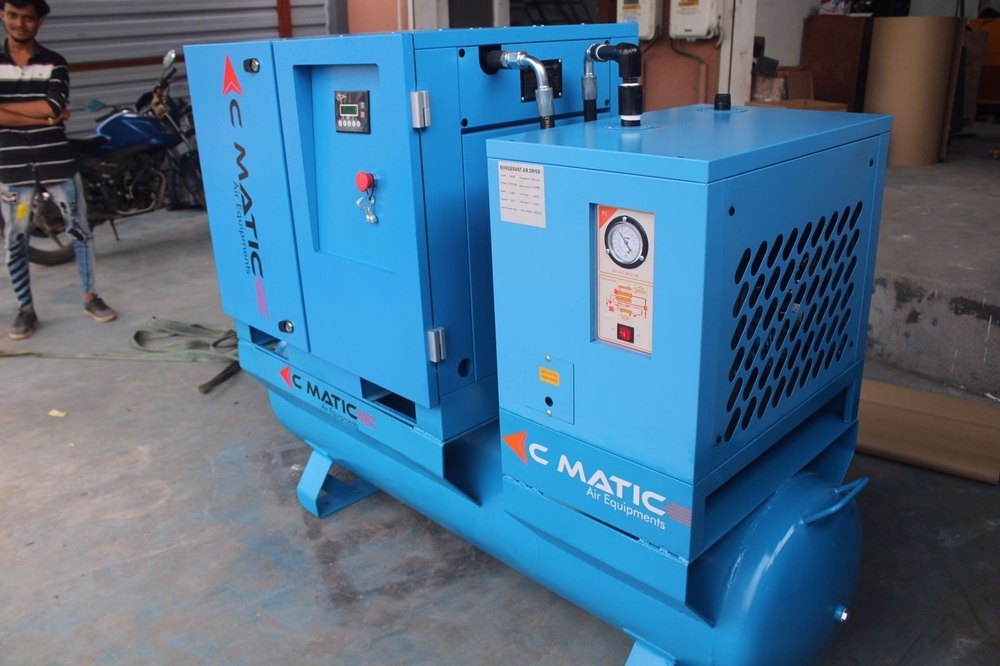 C MATIC 21 - 50 cfm 10 Hp Screw Air Compressor
