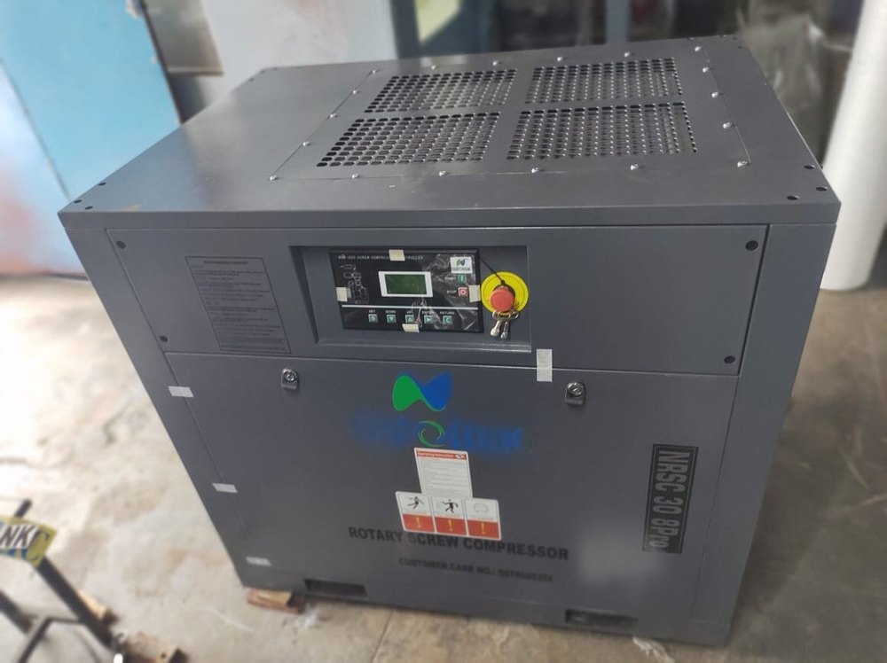 AC Three Phase 30 HP Rotary Screw Air Compressors, Model Name/Number: Ne30 Pro 8