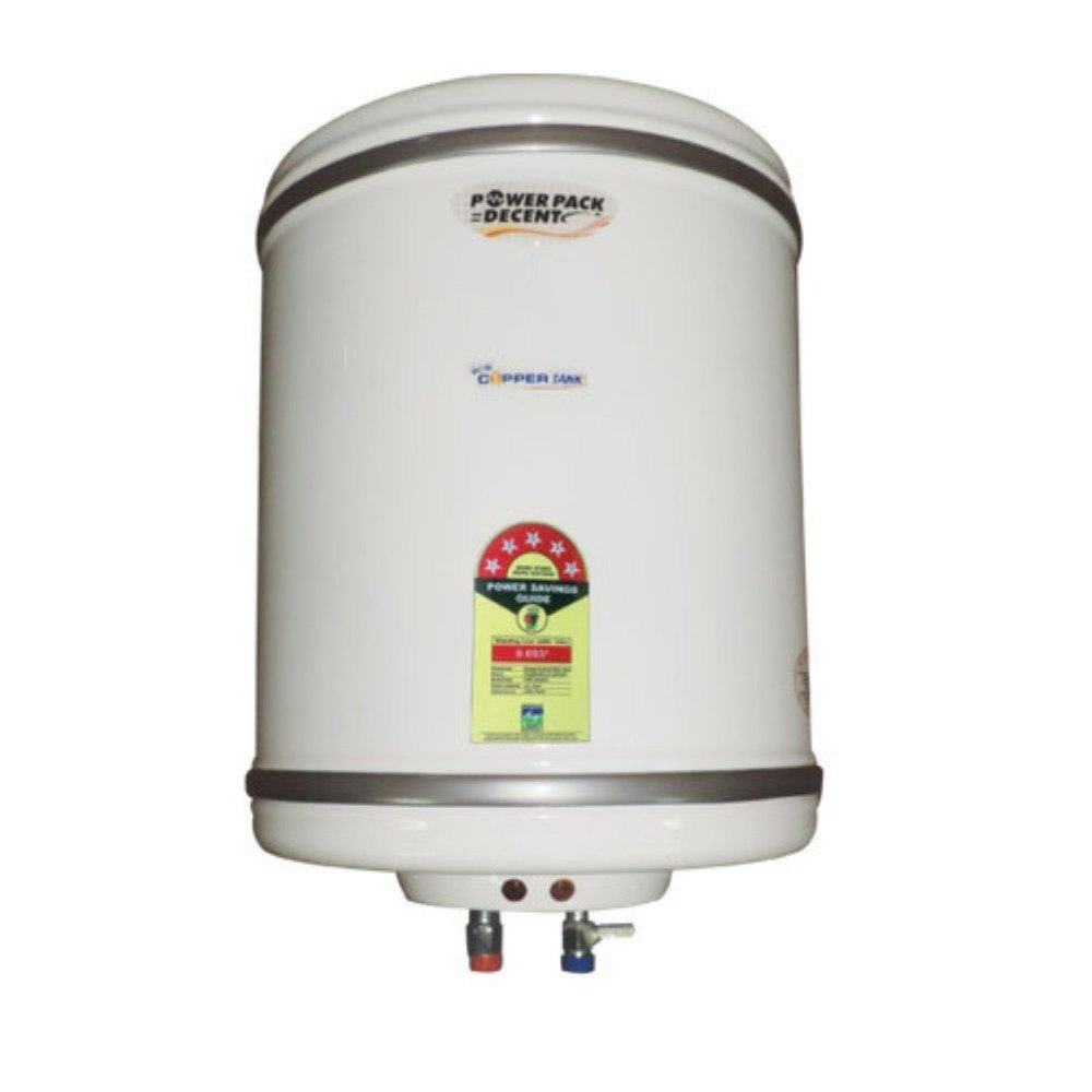 Powerpack Decent Storage Copper Tank Electric Geyser, Capacity: 10-25 litres, 240 V