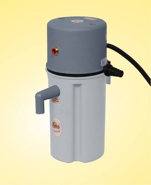 Capacity(Litre): 1 ltr Portable Instant Geyser, grey and brown, Model Name/Number: Smart