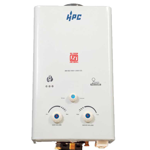HPC Capacity(Litre): 6 L Domestic Gas Geyser, 3 Star, White