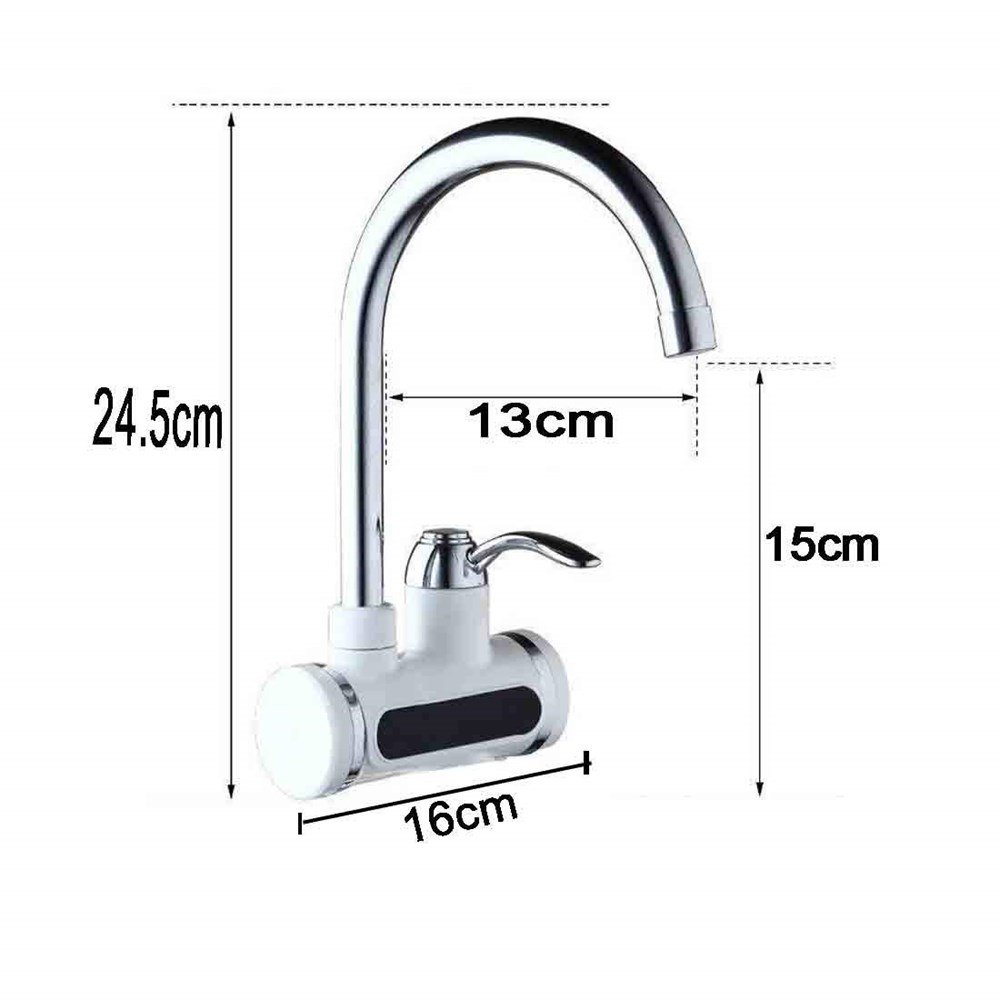 Instant Electric Heating Water Instant Electric Heating Water Faucet (278-71) -White (Wall Mounted)