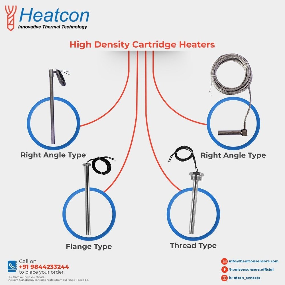 SS Input High Density Catridge Heaters, 230 V