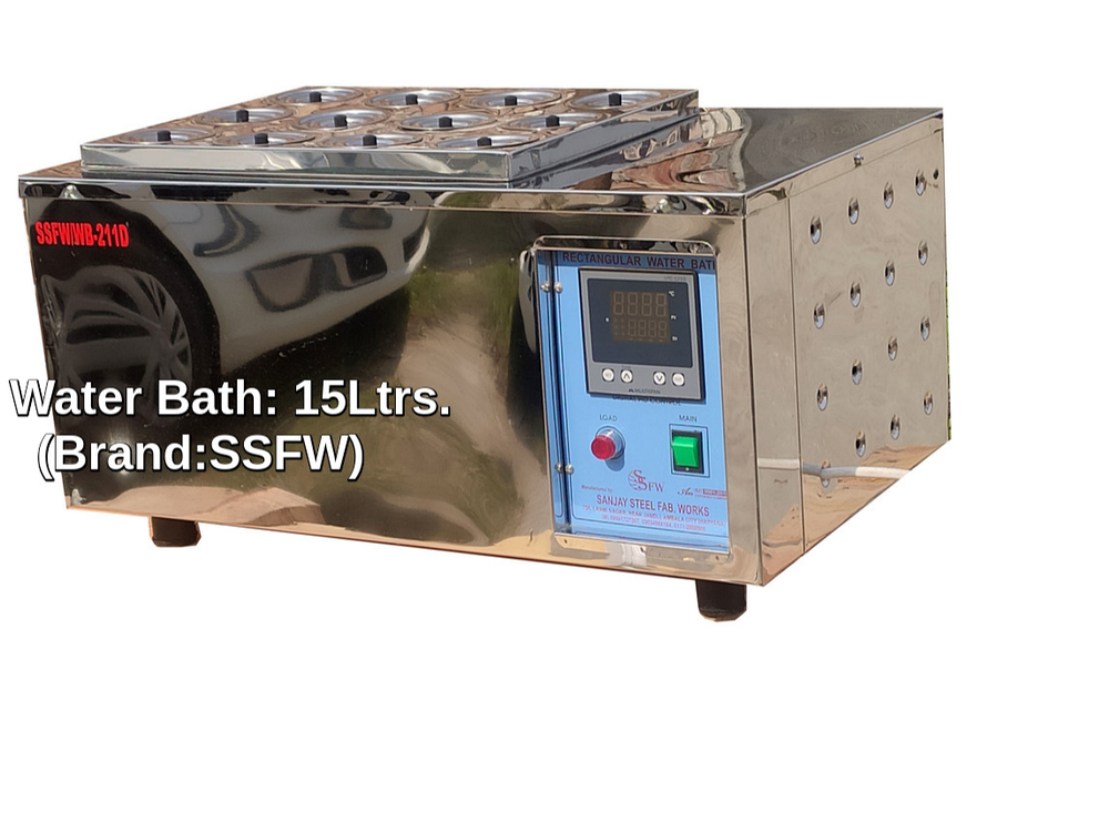 Electric Capacity(Litre): 10 Indirect Water Bath Heater (Brand: Ssfw), Bright Finish, Model Name/Number: SSFW-IWB-109
