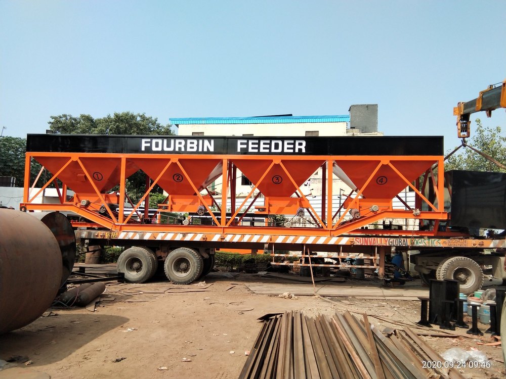 Gravimetric Feeders Four Bin Feeder Unit, For Industrial, Lifting Capacity: 0-2 Tons