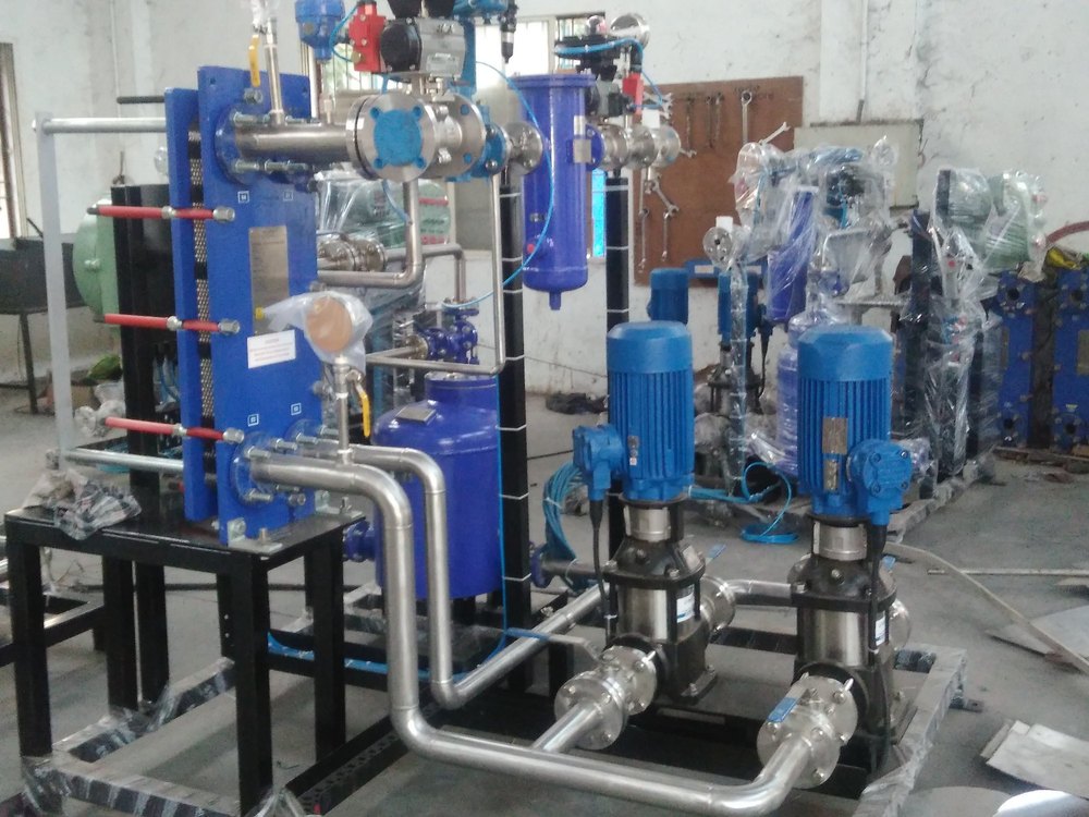 Platex Vertical Hot Water Generation System, Steam