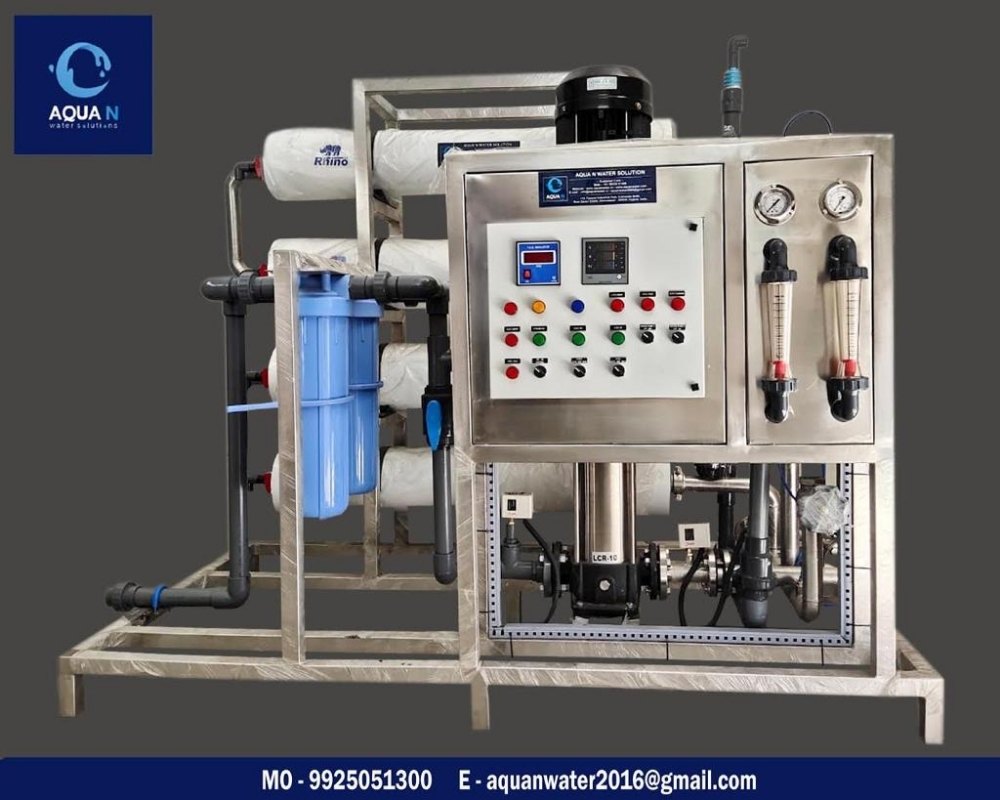 SS Powder coating Industrial Reverse Osmosis Plant, For Commercial, RO Capacity: 4000 Liter per hour