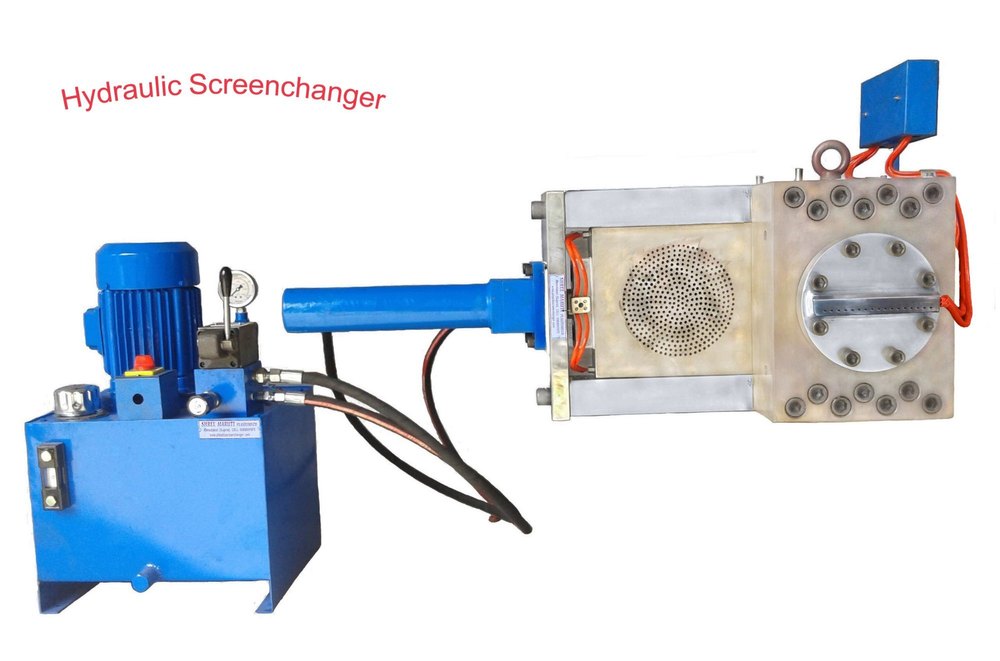 Hydraulic Platen Screen Changer, For Industrial