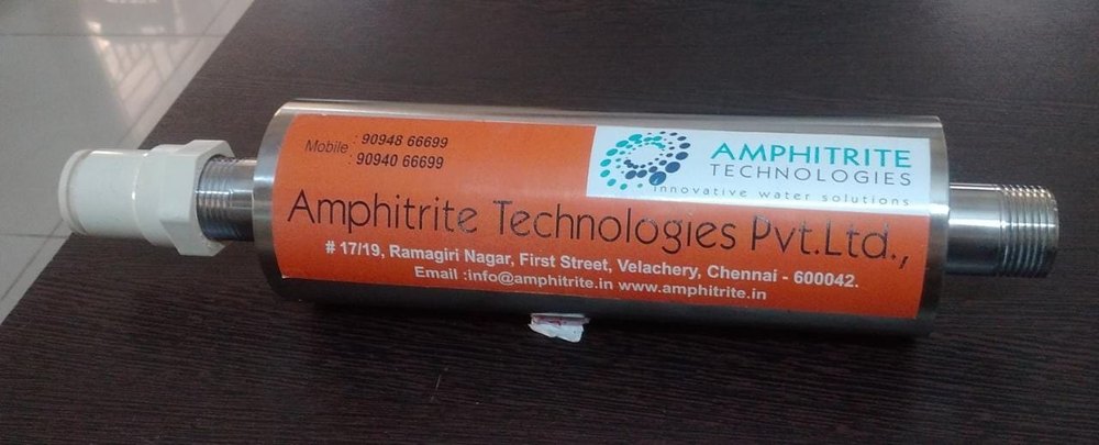 Semi-Automatic 1000 LPH Magnetic Water Softener, For Domestic