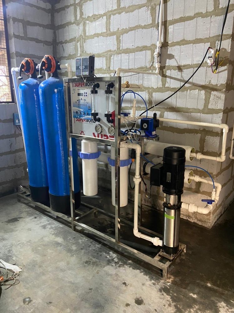 RO Capacity: 1000(Liter/hour) Industrial RO Water Filter, FRP
