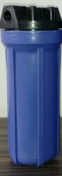 Plastic Blue 10 Inch Slim Housing, For Water Filter