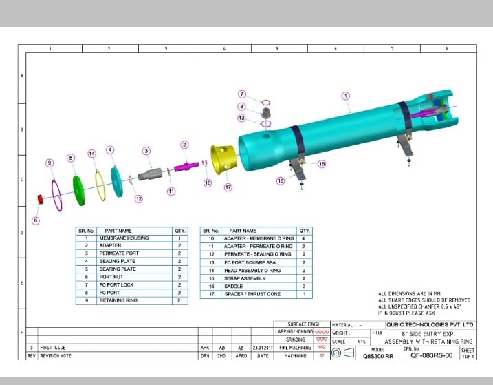 FRP Ro Membrane Housing