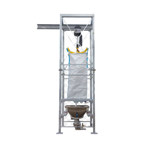 Jumbo Bag Unloader, Capacity: 4 Ton Per Hour
