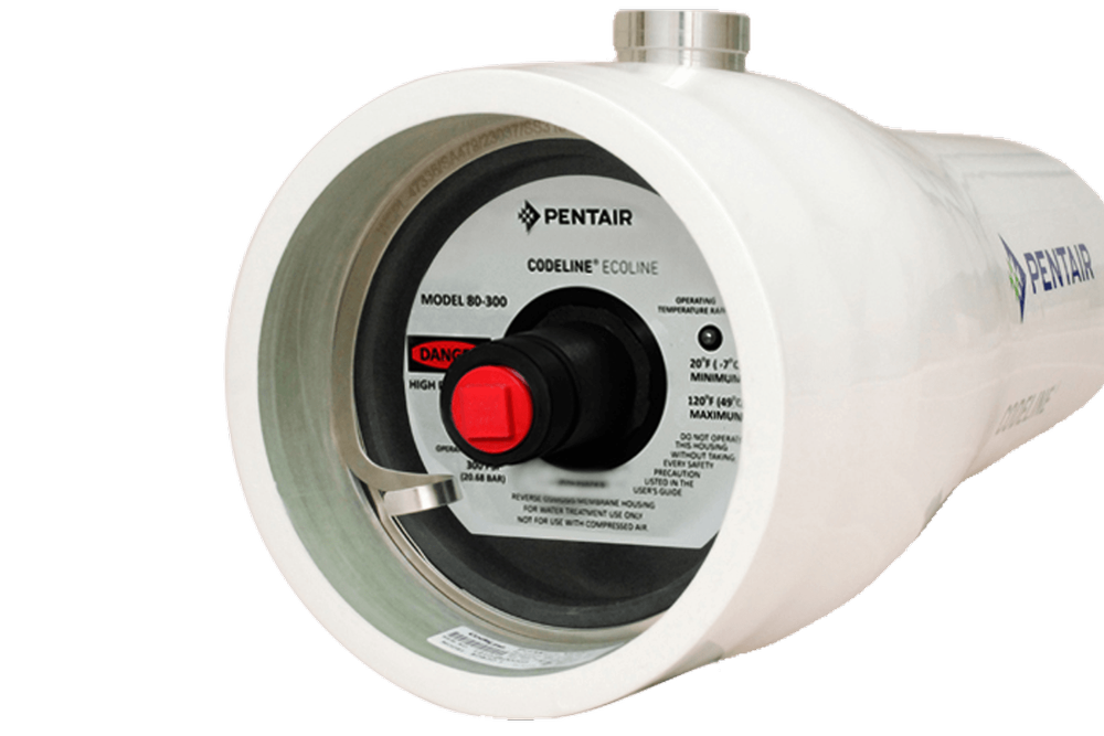 White, Blue Ro Pressure Tube