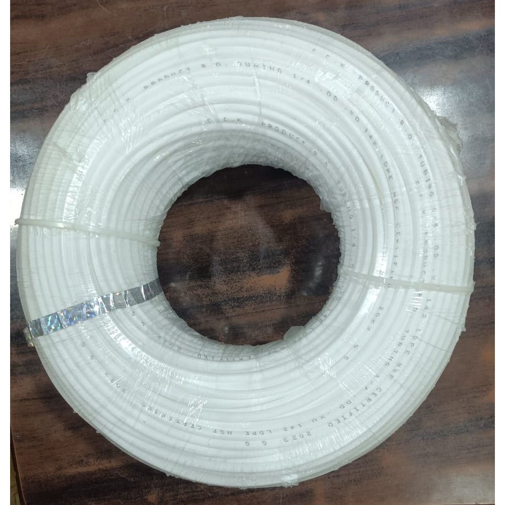 2 inch (Diameter) White Reverse Osmosis Pipe, 300 m (Roll)