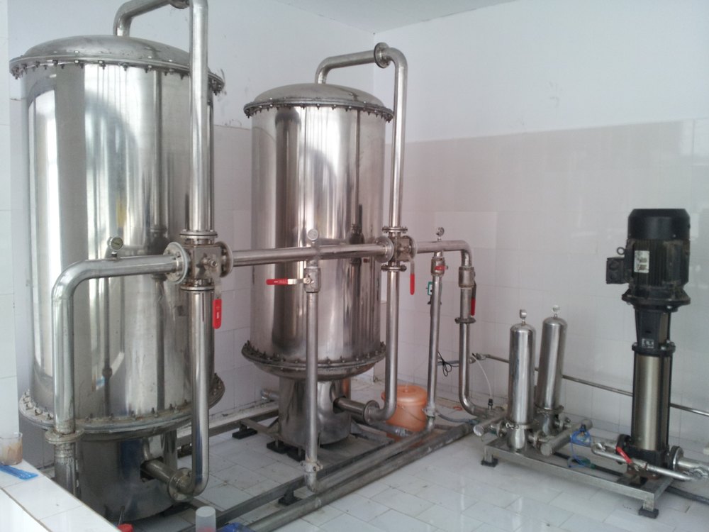 Pack Tech Stainless Steel Water Treatment Plants, Water Purification For Drinking