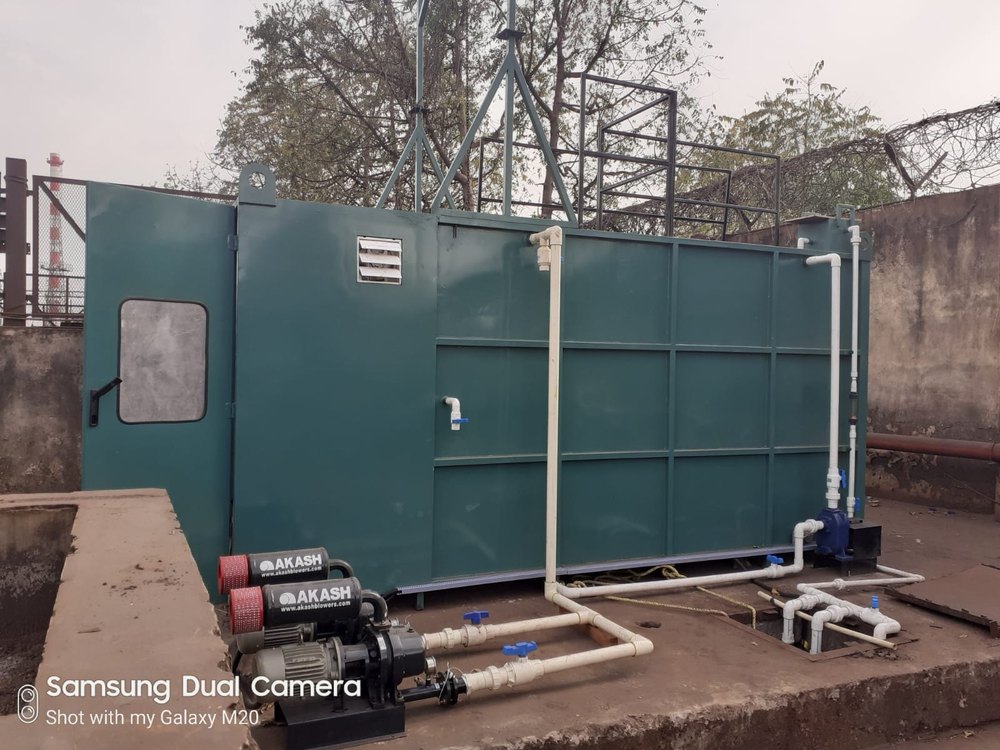 0.5 kW NiPra MBR fully automatic Industrial Sewage Treatment Plant, 500 Kld, Installation Available
