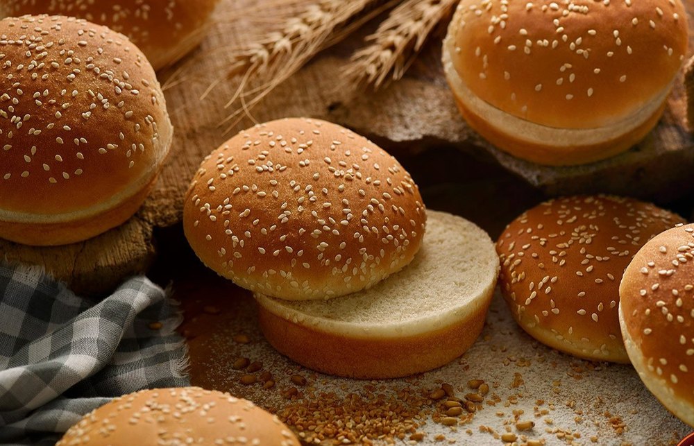 English oven 60gm Premium Burger Buns, For Restaurant, Packaging Size: 6 Piece