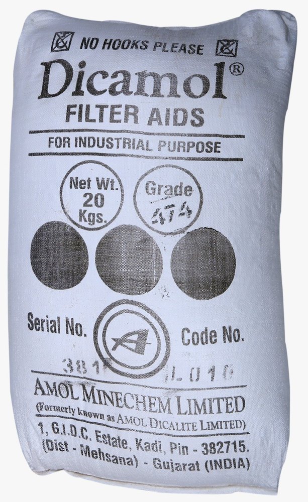 Solid White Dicamol Filter Aids, For Industrial