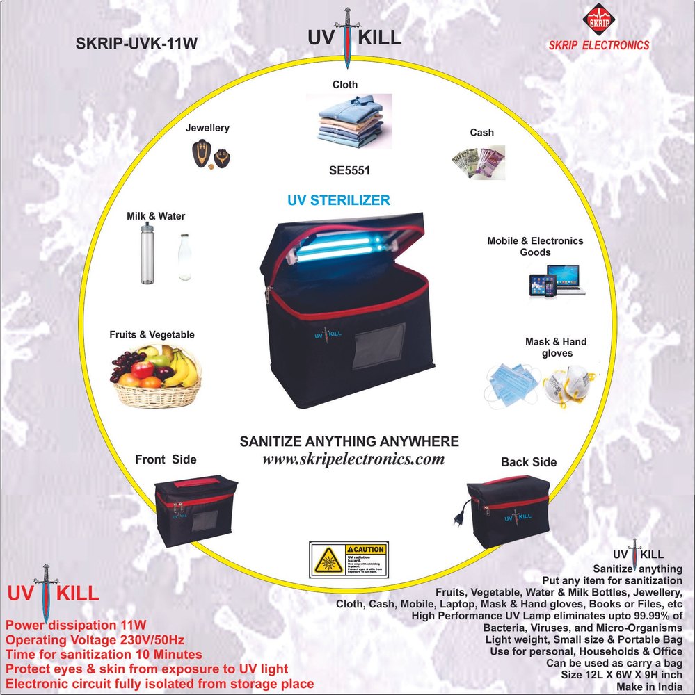 Uv Disinfection Systems, Power: 11W