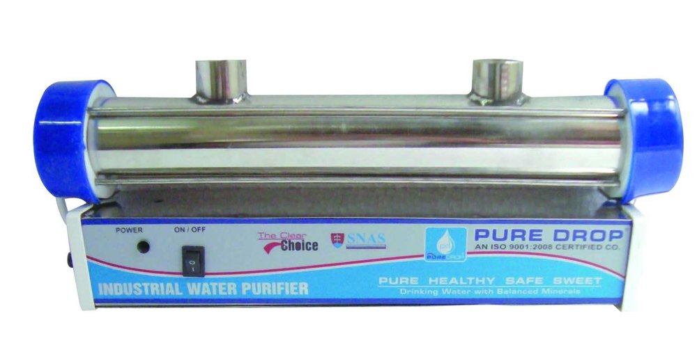 Stainless Steel Puredrop UV Industrial Water Purifier 30 Watt System