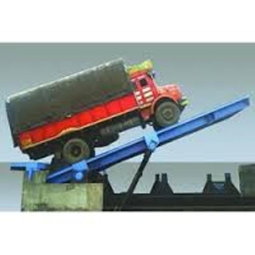 Truck Tilting , container tilting hydraulic truck unloading