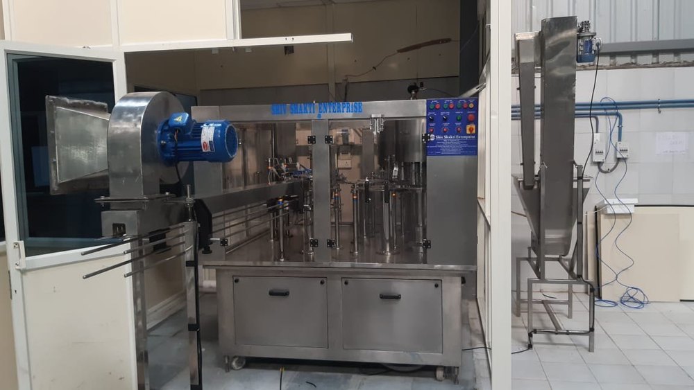 Plastic Automatic Pure Water Filling Machine, Capacity: 1800 Per Hour