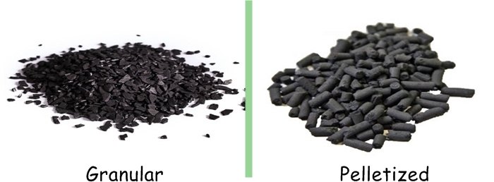 PELLETS PELLETIZED ACTIVATED CARBON For Industrial, Material Grade: PELLETS