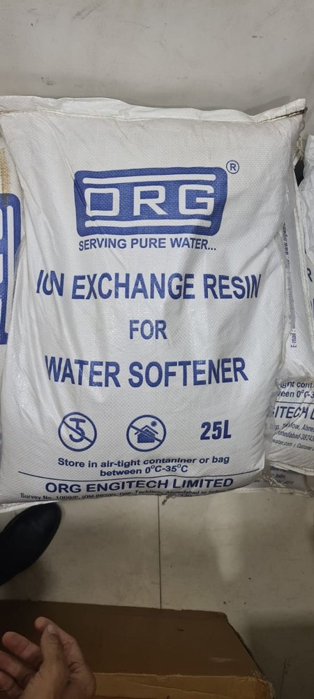 Yellow Water Softner Resin, Packaging Type: Bag Packing, Packaging Size: 25 Liter