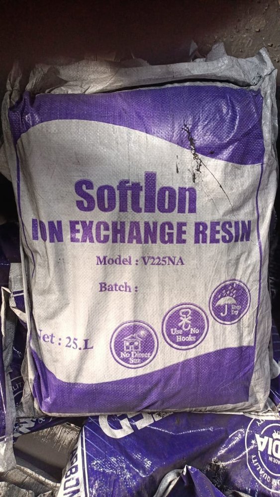 Yellow Resin For Softener, For Softner, Packaging Size: 25