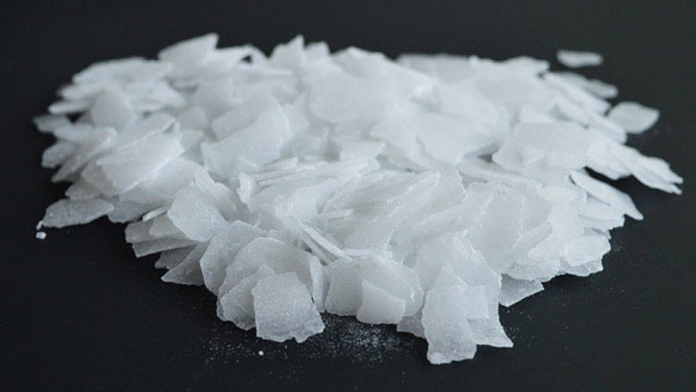 Industrial Grade Caustic Soda Flakes, >99%, 1310-73-2