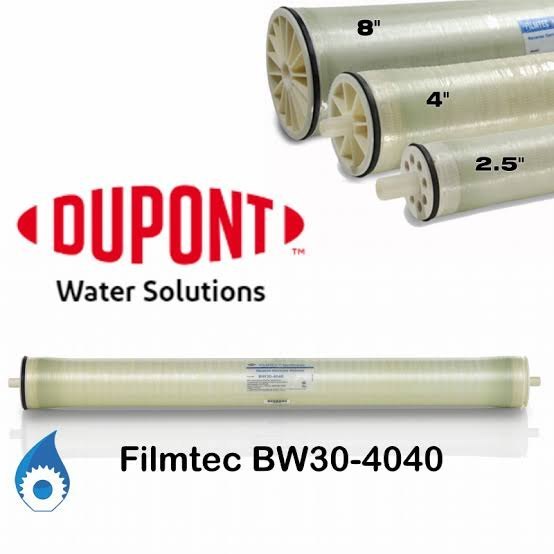 White 600 GPD Dupont Reverse osmosis membranes, Polyamide