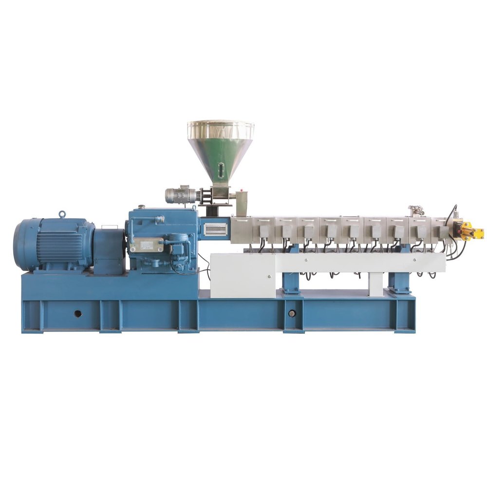 Used Twin Screw Extruder Machine, Production Capacity: Up To 100 kg/hr