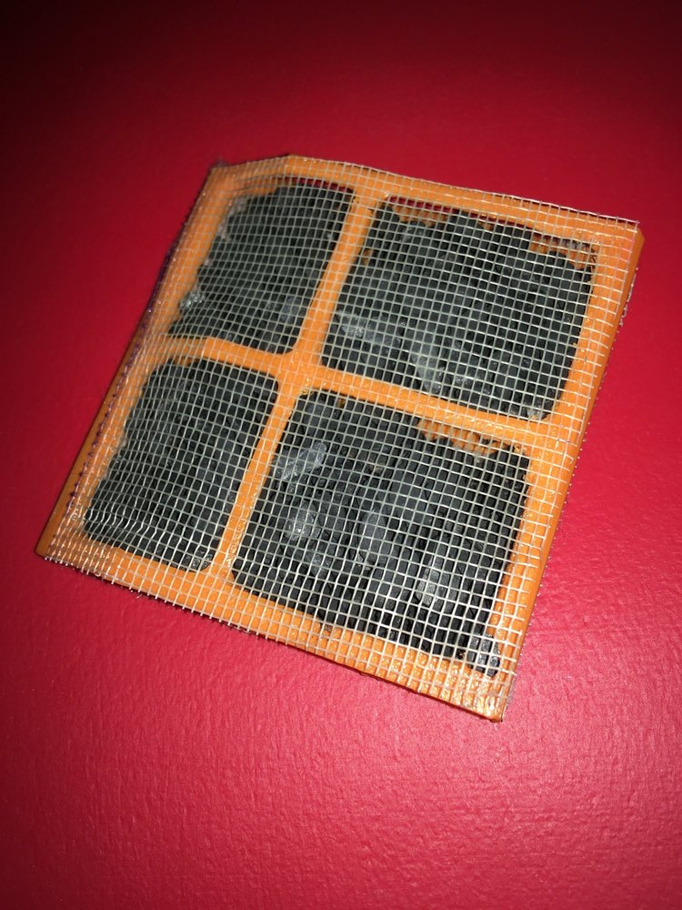 Polyester Black Impregnated Charcoal Filter, For Chemical Industry