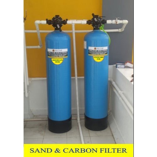Sand and Carbon Water Filter, Vessel Height: 1000-1200 mm, 400-600 mm