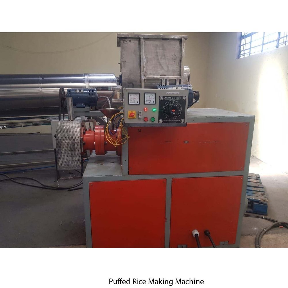 Puffed Rice Making Machine, 90 kW, Capacity: 300 kg/Hour
