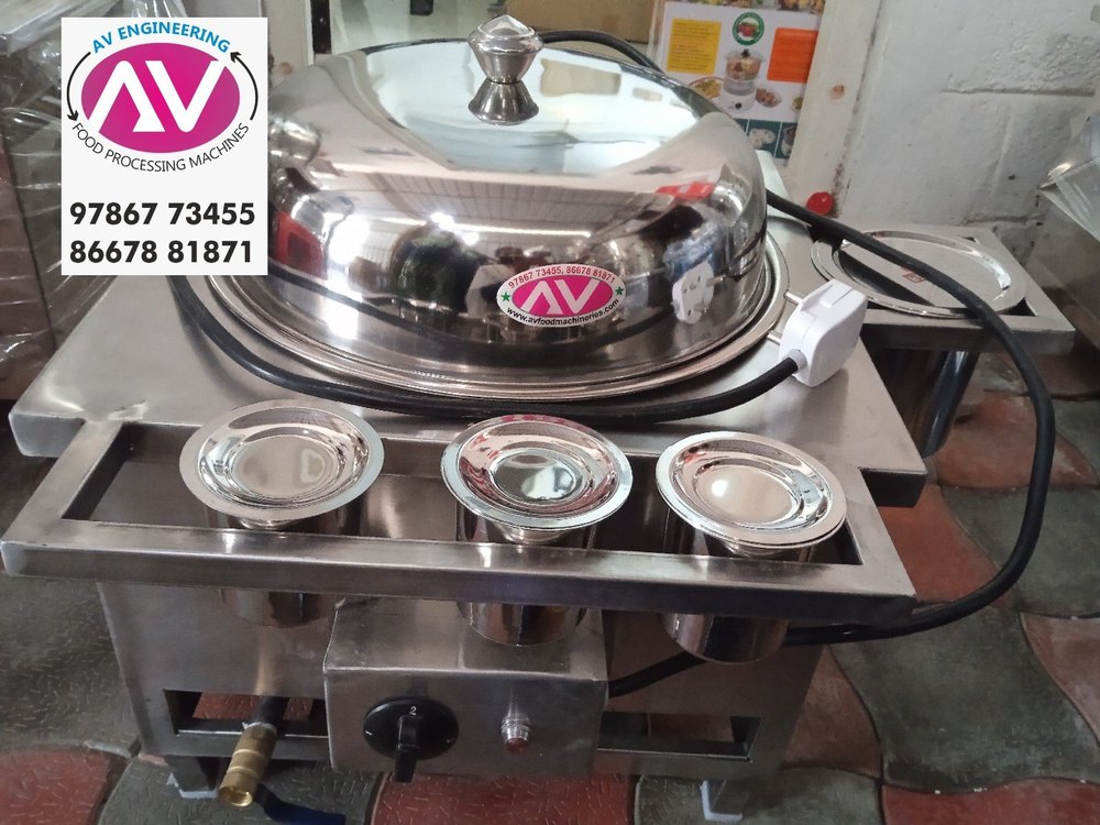 Sweet Corn Machine Electric /Gas(2in1), Capacity: 3 Kg