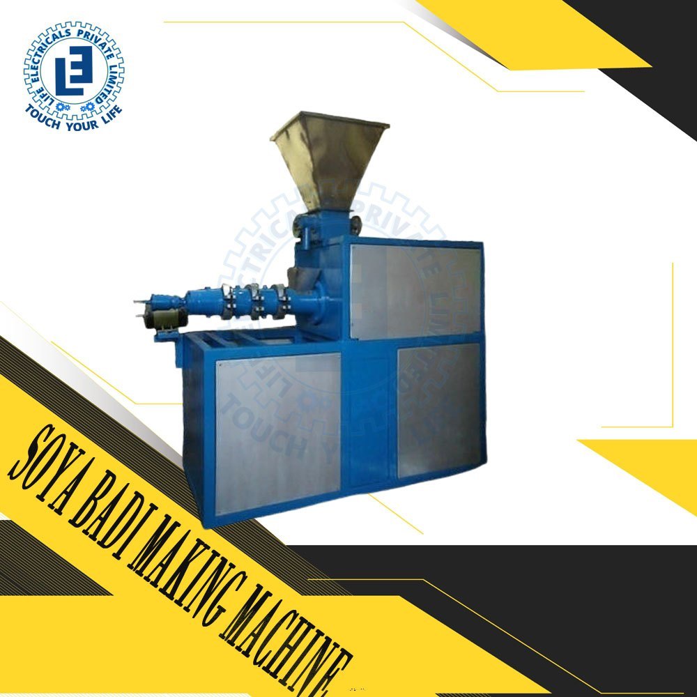 Automatic Soya Badi Making Machine, 50-75, Capacity: 100-750kg